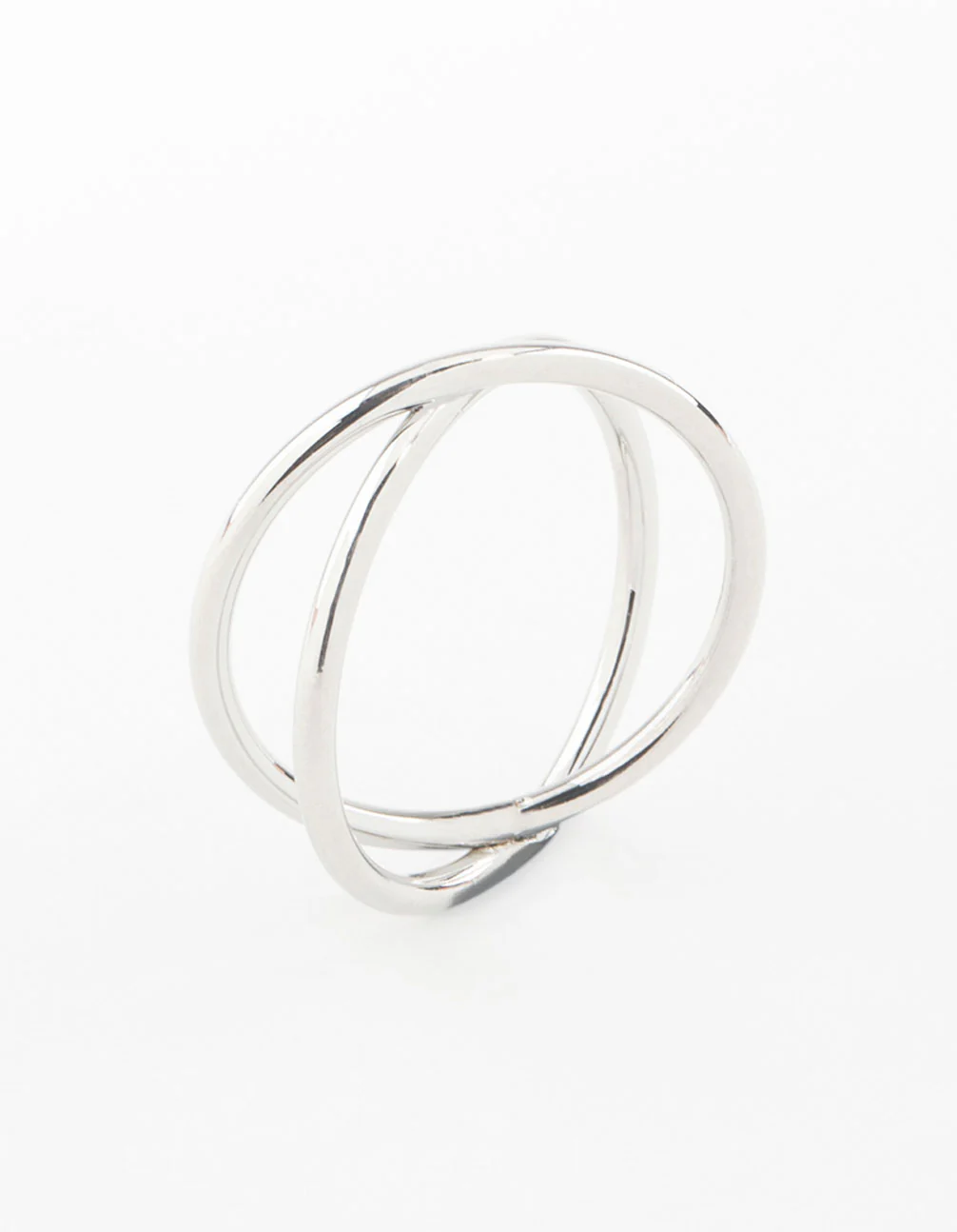 Silver Crossover X Ring - Image 3