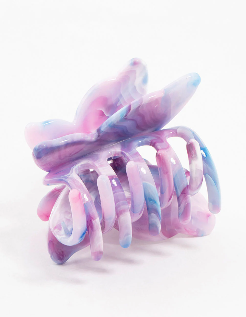 Acrylic Marbled Butterfly Claw Clip - Image 2