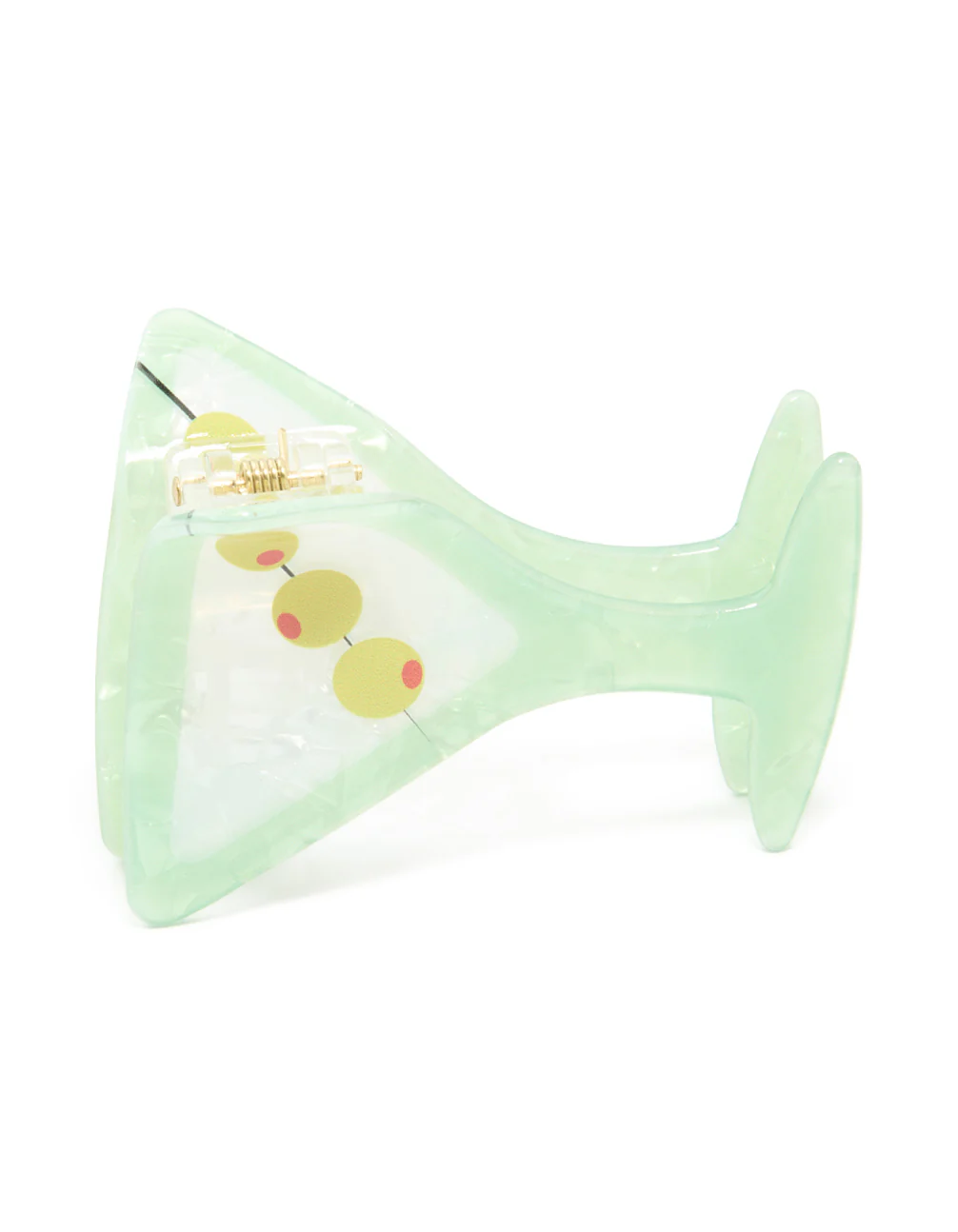 Acrylic Martini Novelty Claw Clip - Image 2