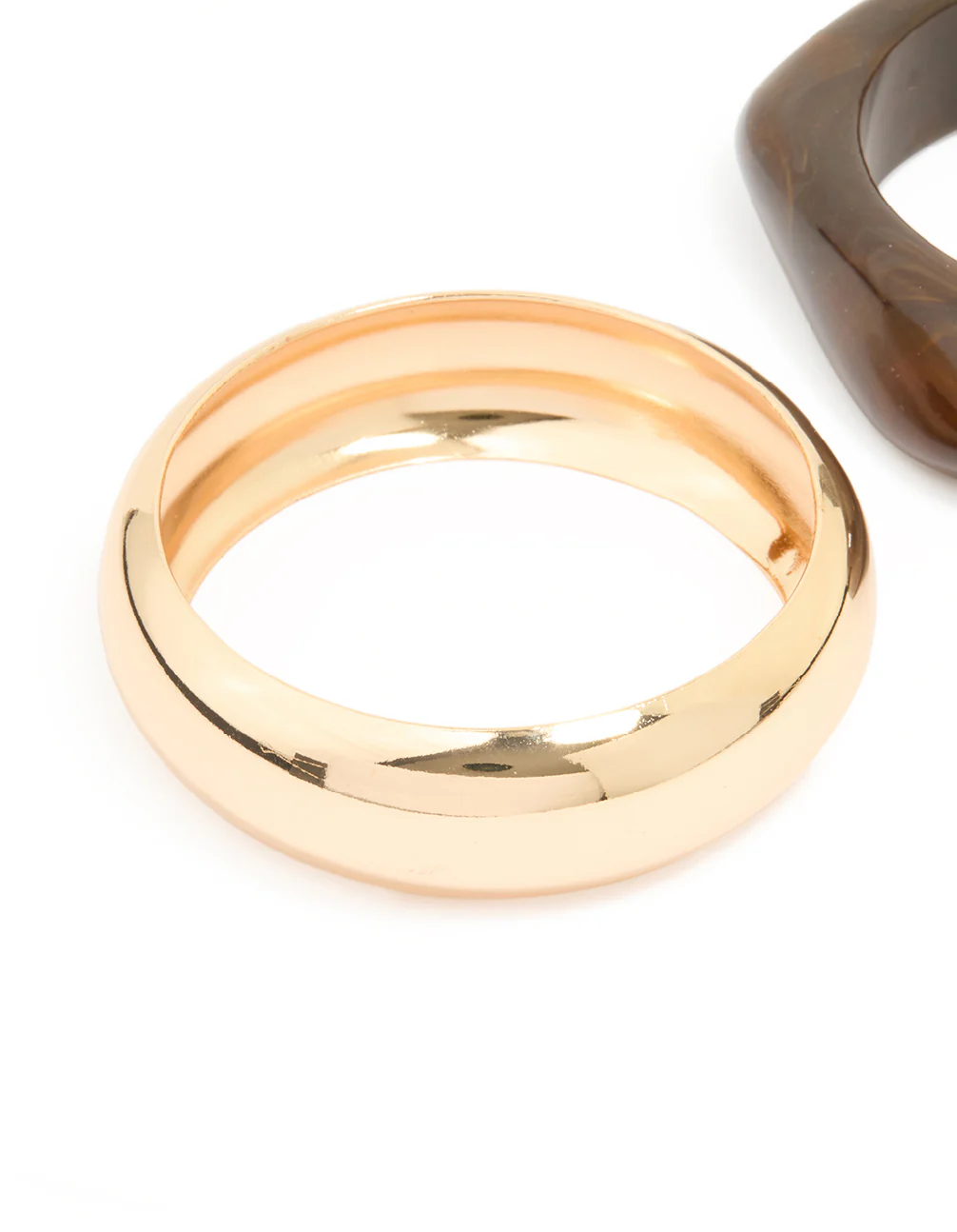 Acrylic & Metal Bangles 2-Pack - Image 2