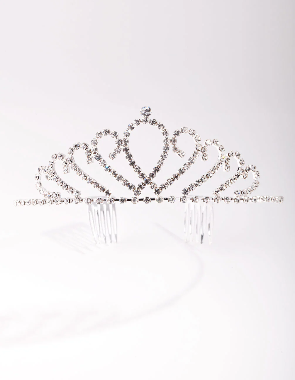 Silver Princess Tiara Crown - Image 2