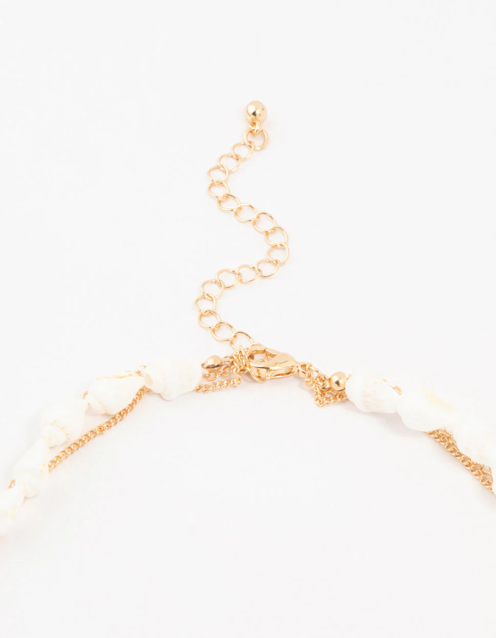 Beaded Shell 3 Layer Necklace - Image 3