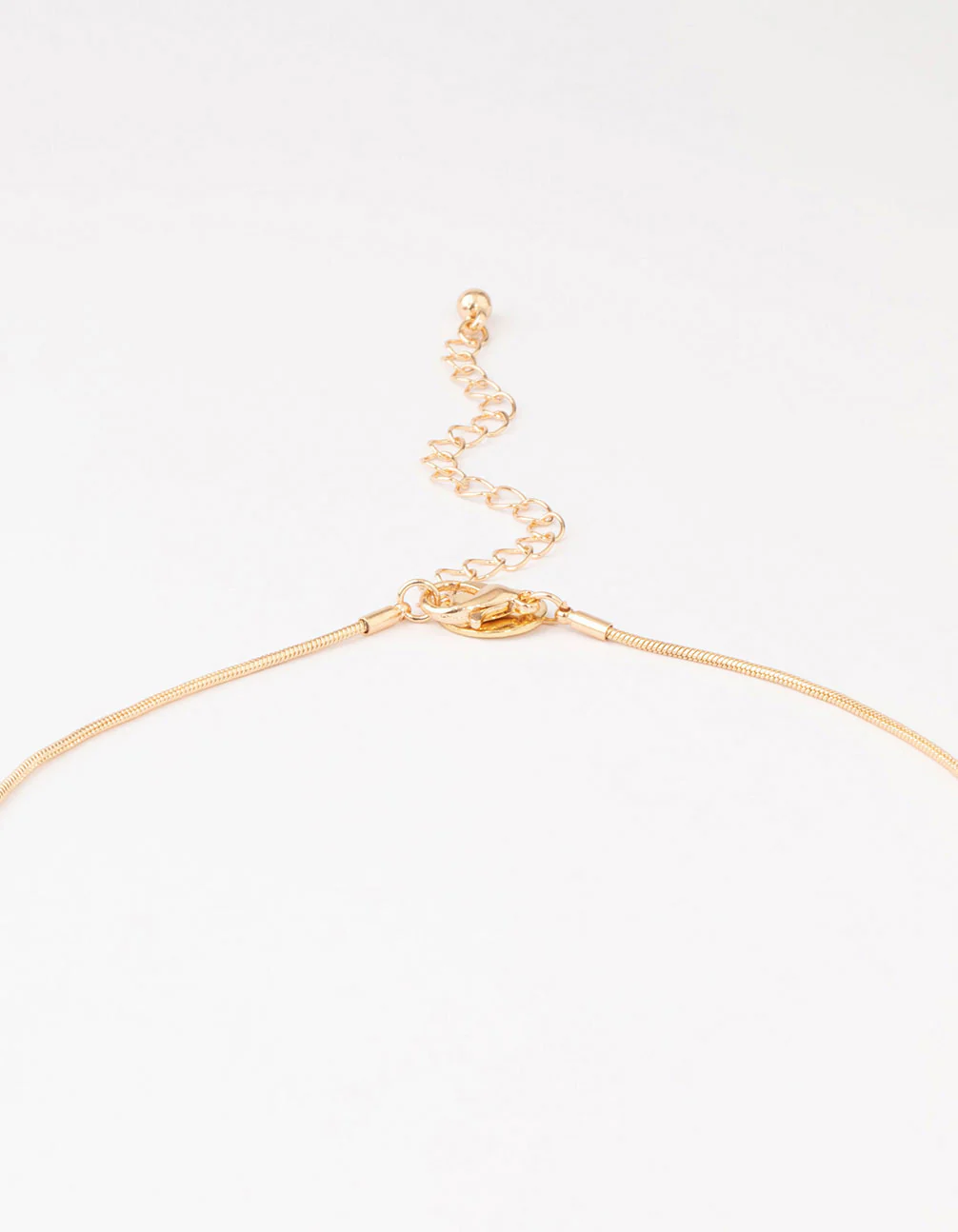 Black & Gold Layered Disc Necklace - Image 3