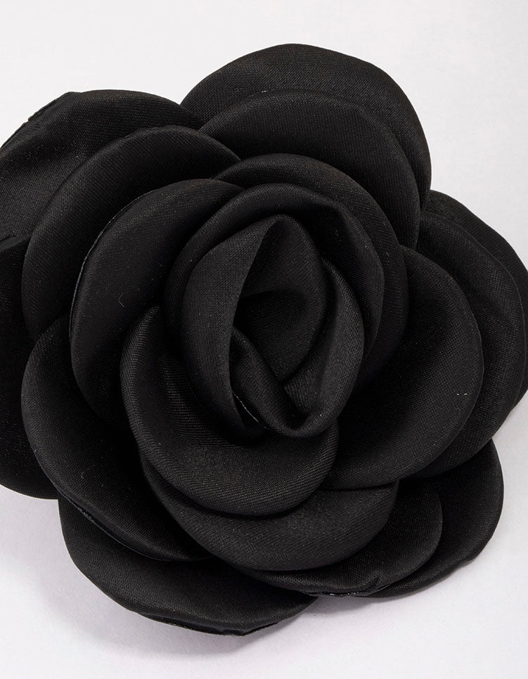 Black Rosette Hair Tie - Image 2