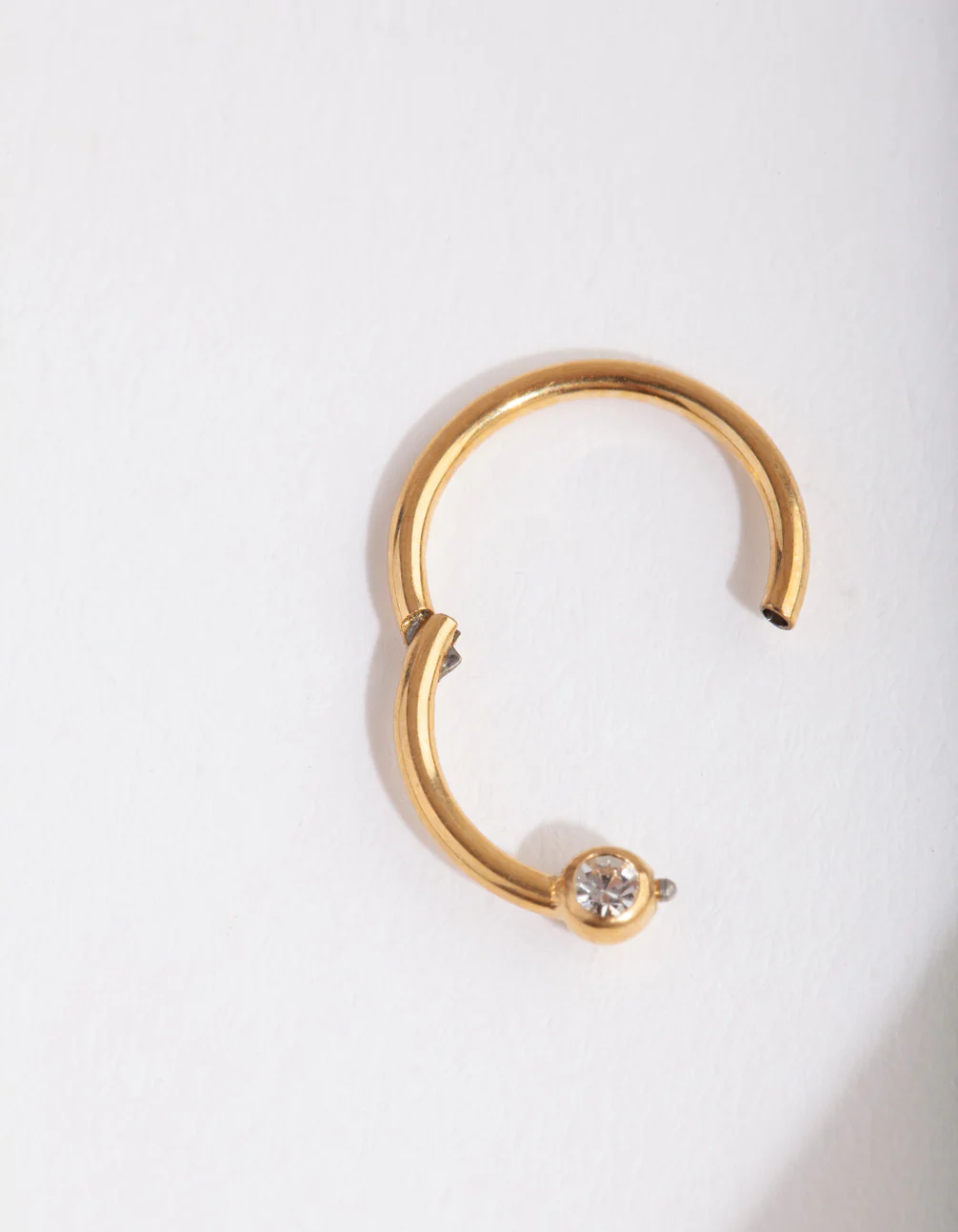 Gold Diamante Belly Clicker Ring - Image 2