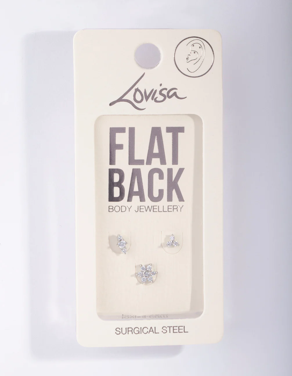 Surgical Steel Floral Flat Back Pack - Image 3