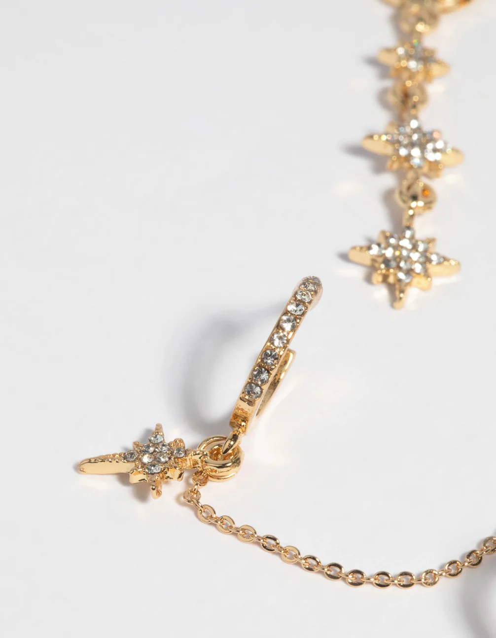Gold Plated Star & Heart Stud Earring Pack - Image 2