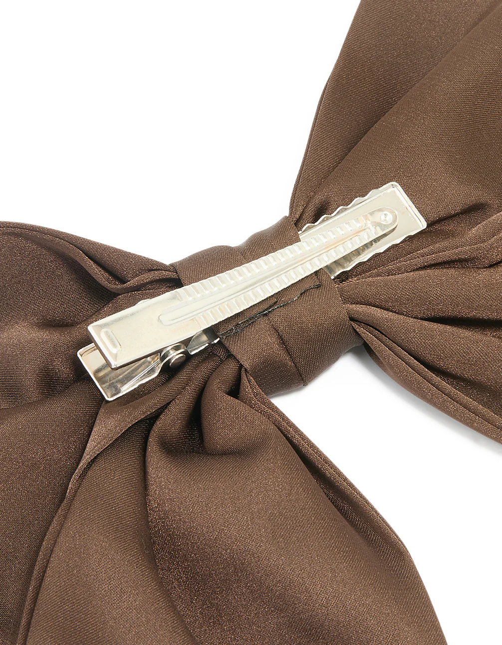 Brown Relaxed Medium Bow Clip - Image 3