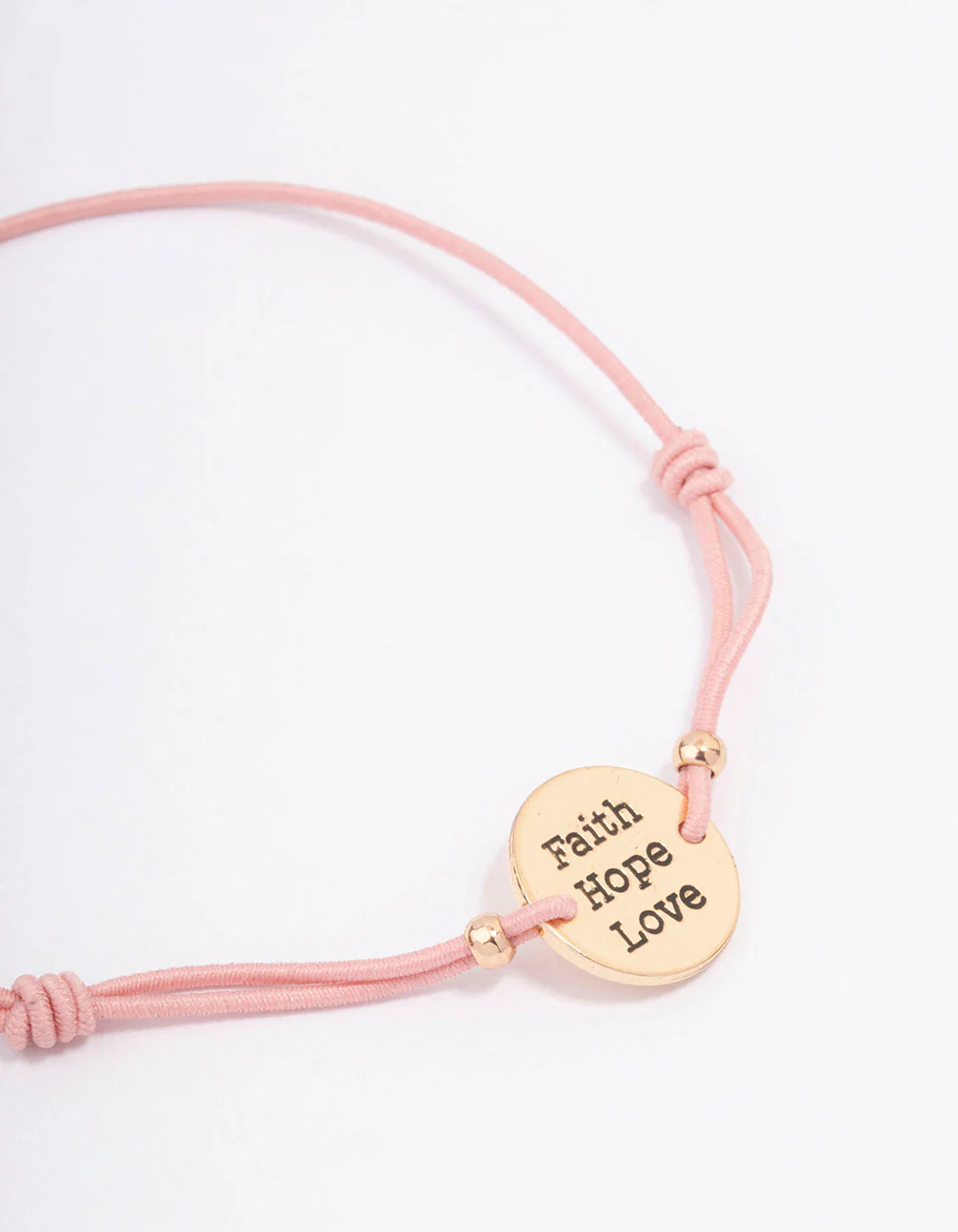 Black Simple Pendant Toggle Bracelet - Image 2