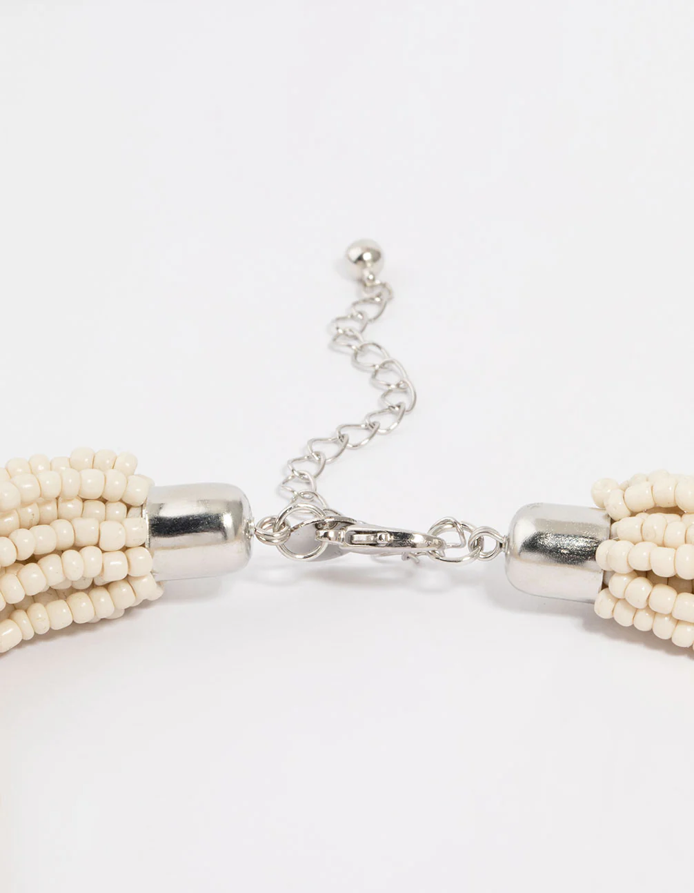 Cream Bead Layered Necklace - Image 5