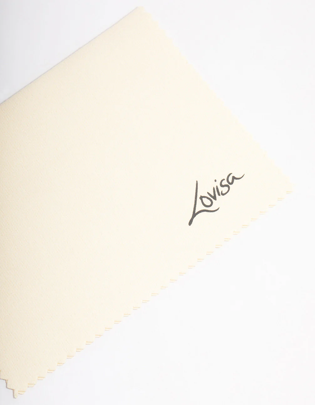Cream Fabric Polishing Cloth - Image 3