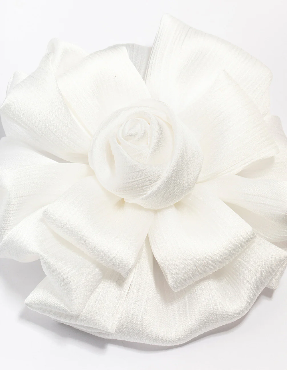 Crepe Folded Flower Clip - Image 2