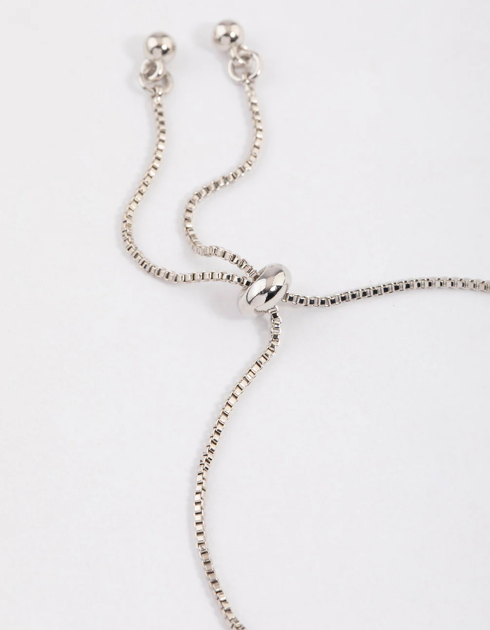 Silver Cubic Zirconia Large Oval Toggle Tennis Bangle - Image 3