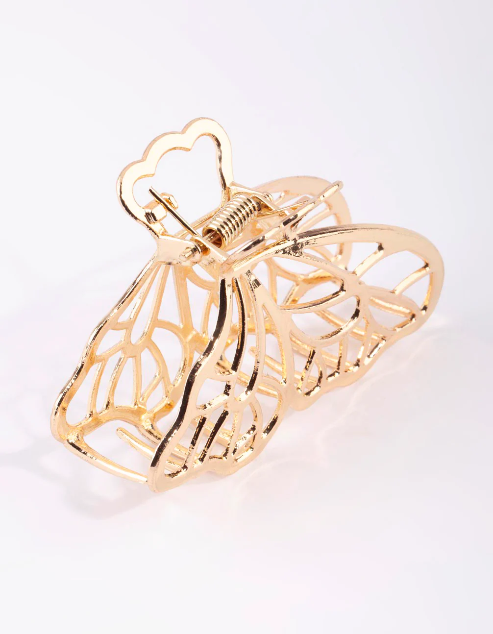 Gold Metal Butterfly Claw Clip - Image 2