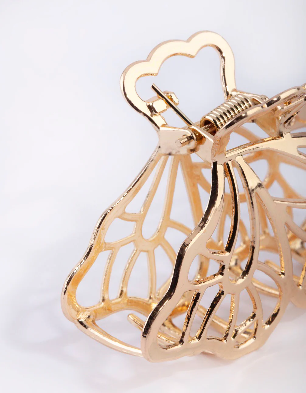 Gold Metal Butterfly Claw Clip - Image 3