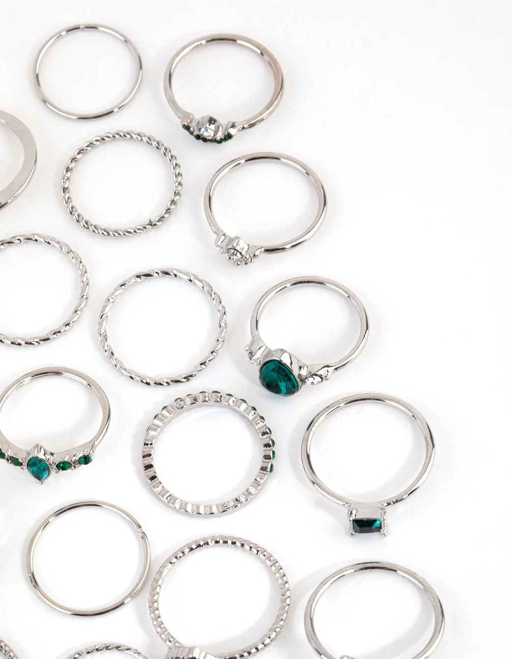 Silver Royal Green Ring 24-Pack - Image 2