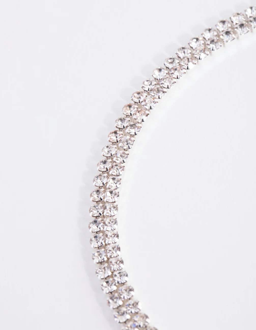 Silver Diamante Waist Belt - Image 2