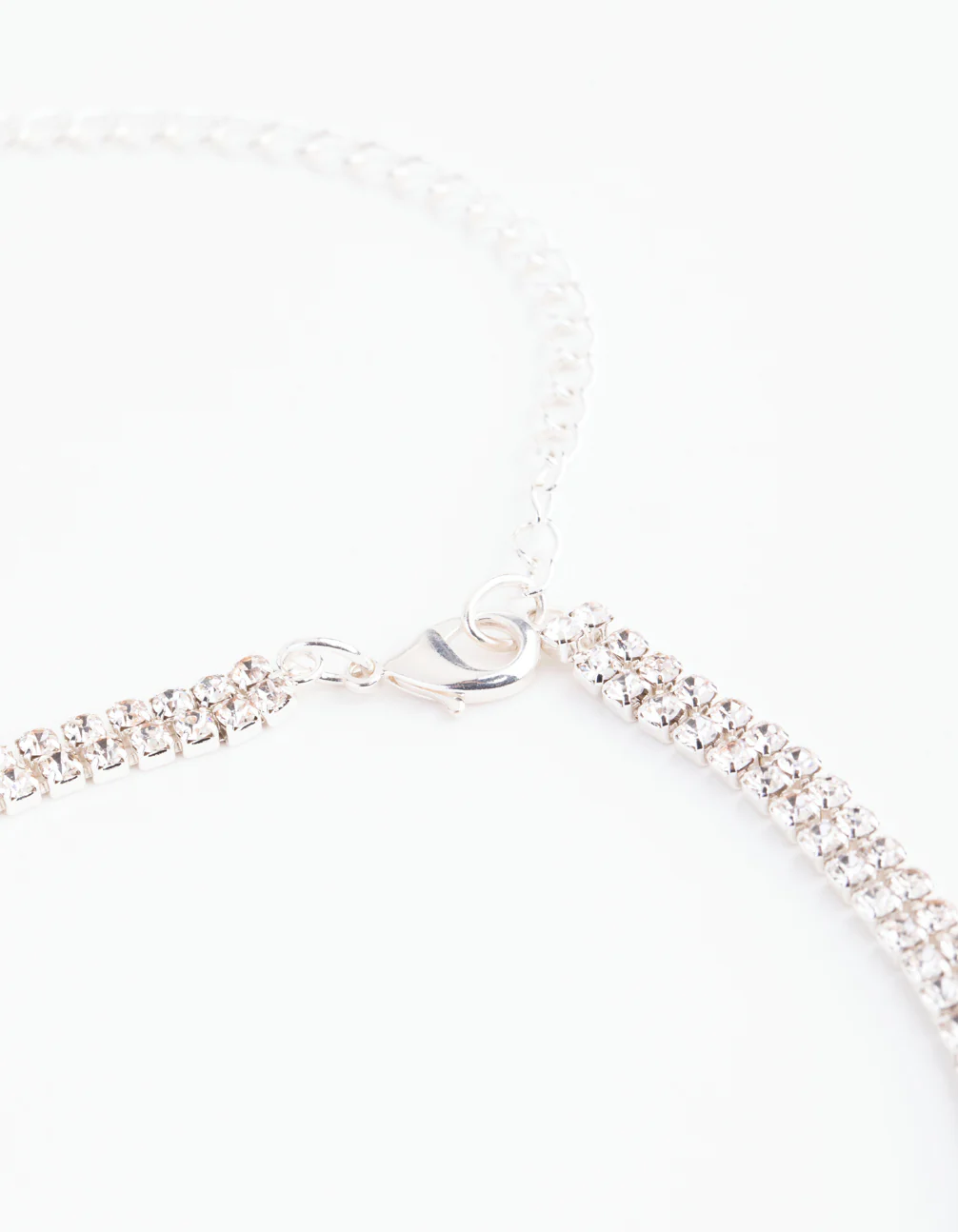 Silver Diamante Waist Belt - Image 3