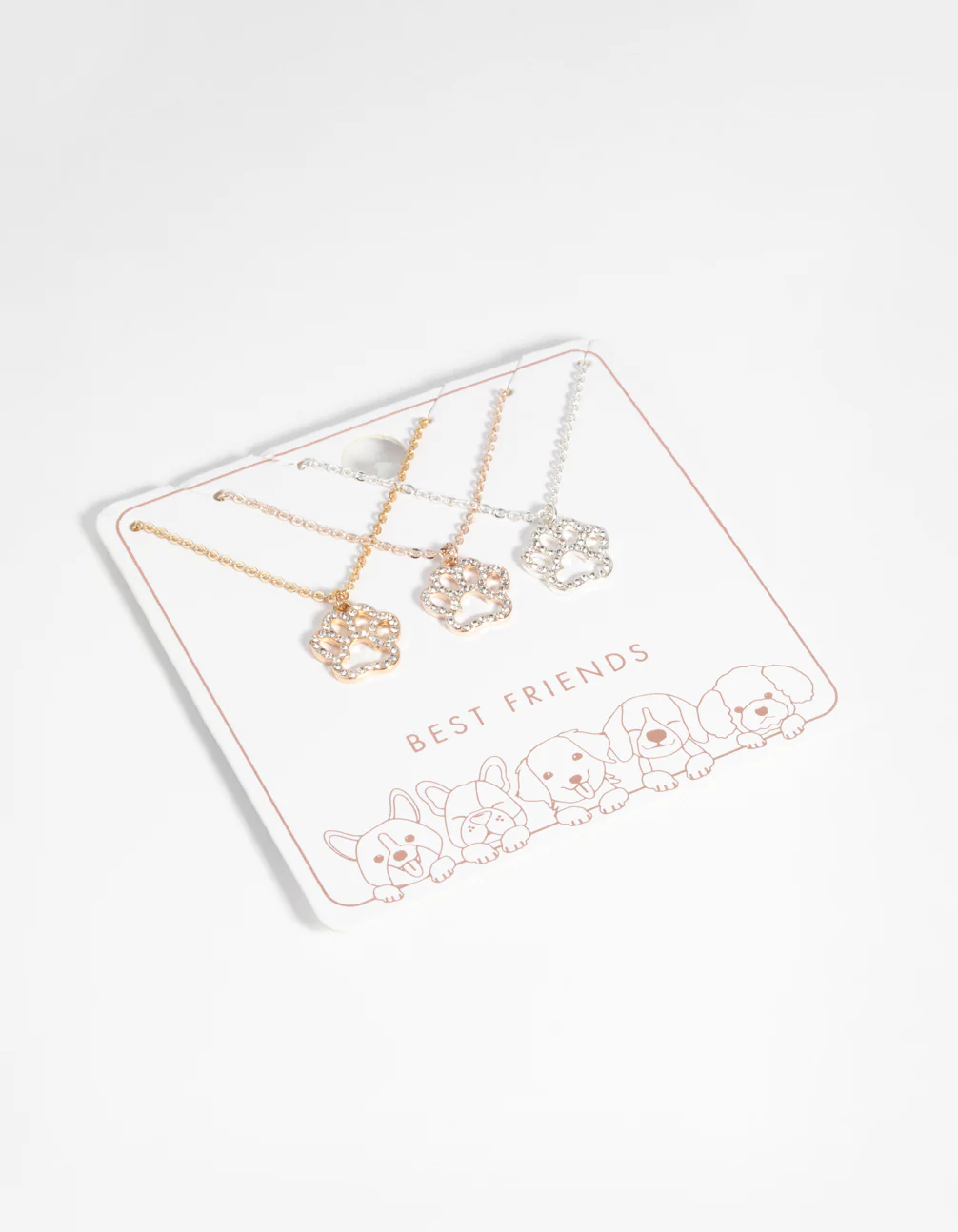 Mixed Metal Diamante Necklace Set - Image 3