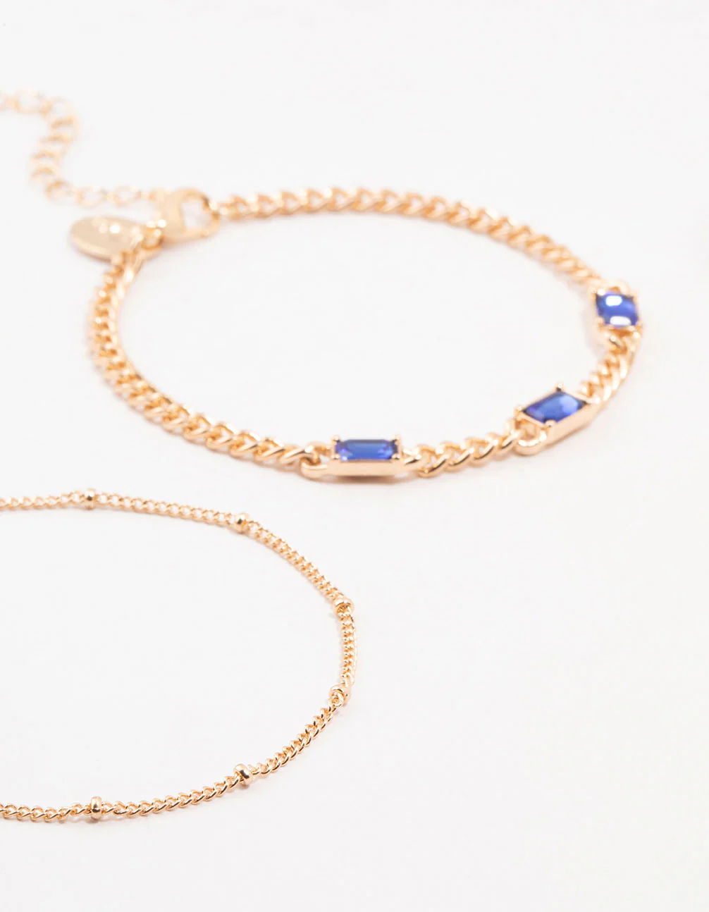 Gold Bag Chain Bracelet 4-Pack - Image 2