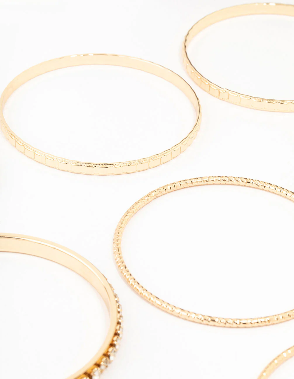 Gold Bangle Bracelets 12-Pack - Image 3