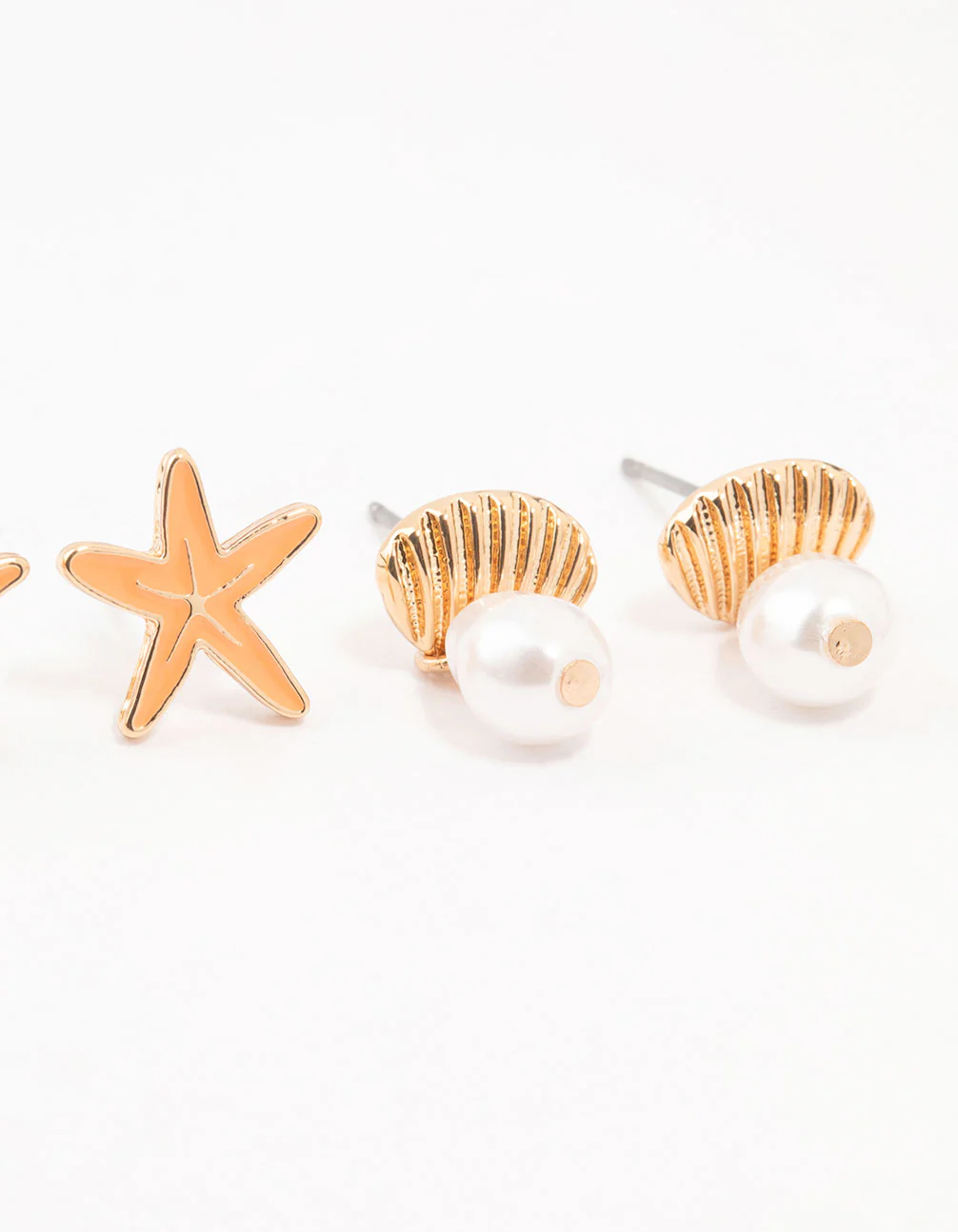 Gold Beachy Earrings 3-Pack - Image 3
