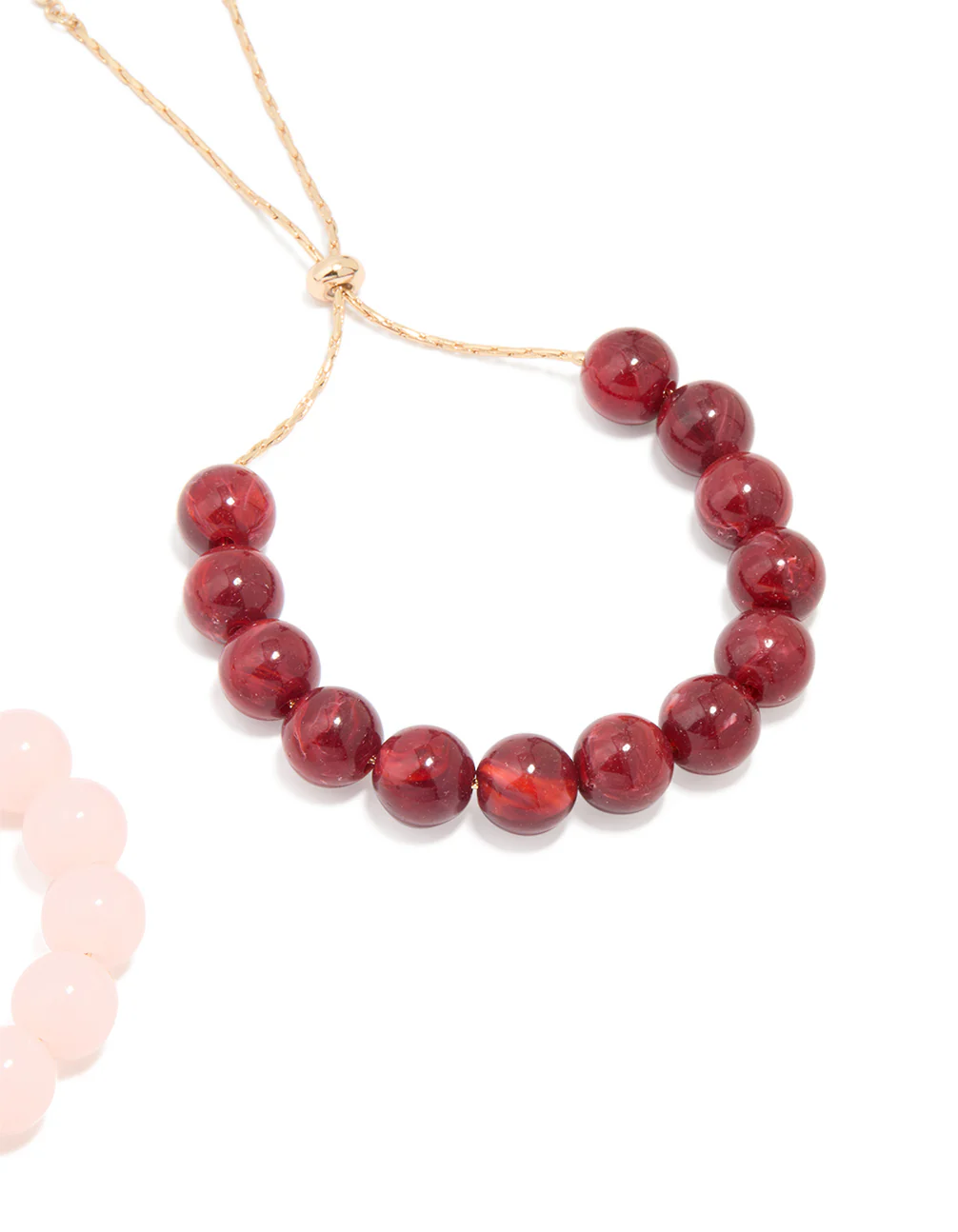 Gold Beaded Toggle Bracelets 2-Pack - Image 3