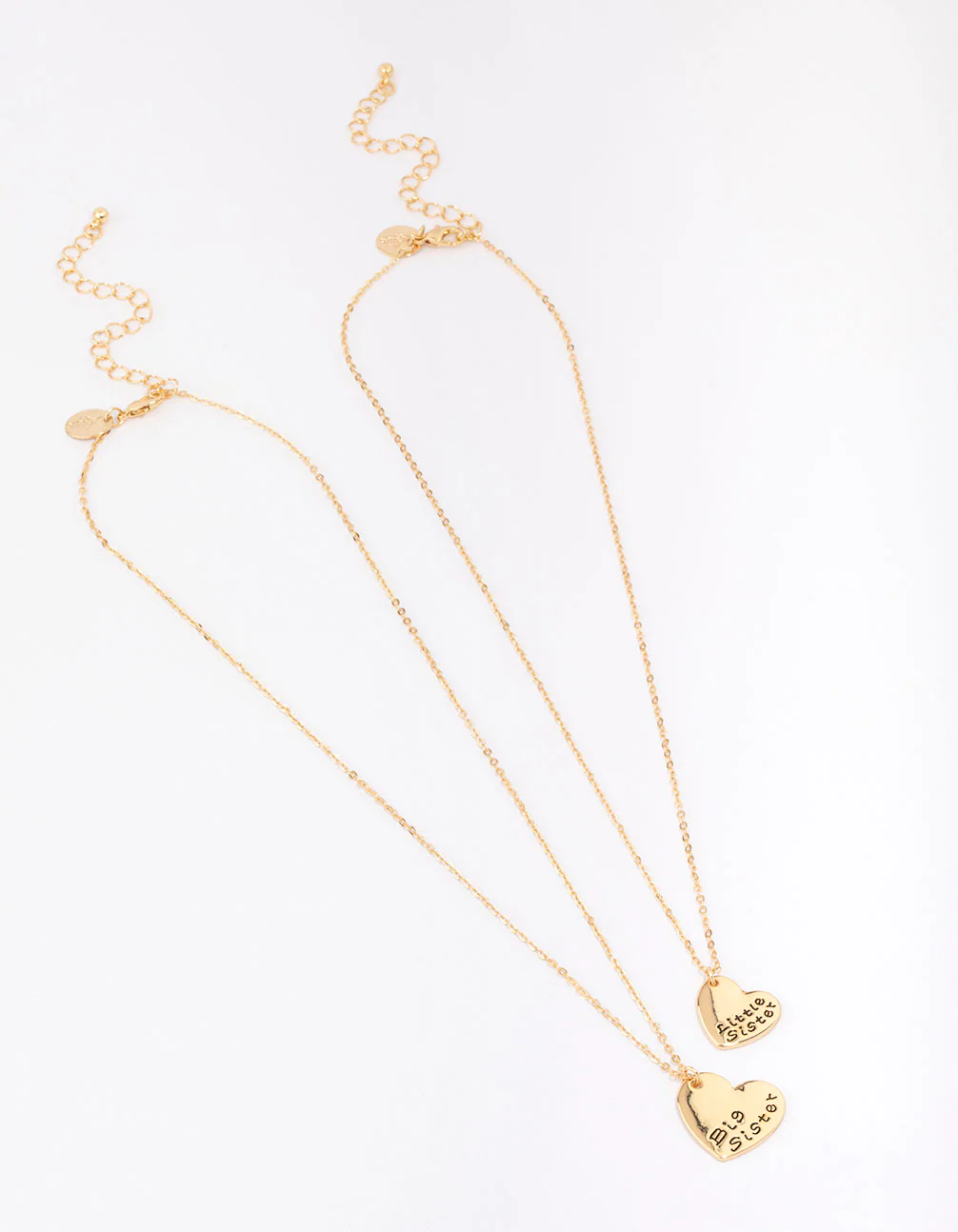 Gold Big Sister & Little Sister Necklace Pack - Image 3