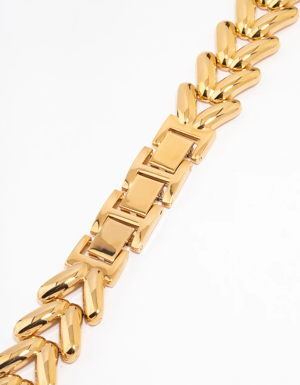 Gold Chunky Chain Watch Strap 42/44/45 - Image 2