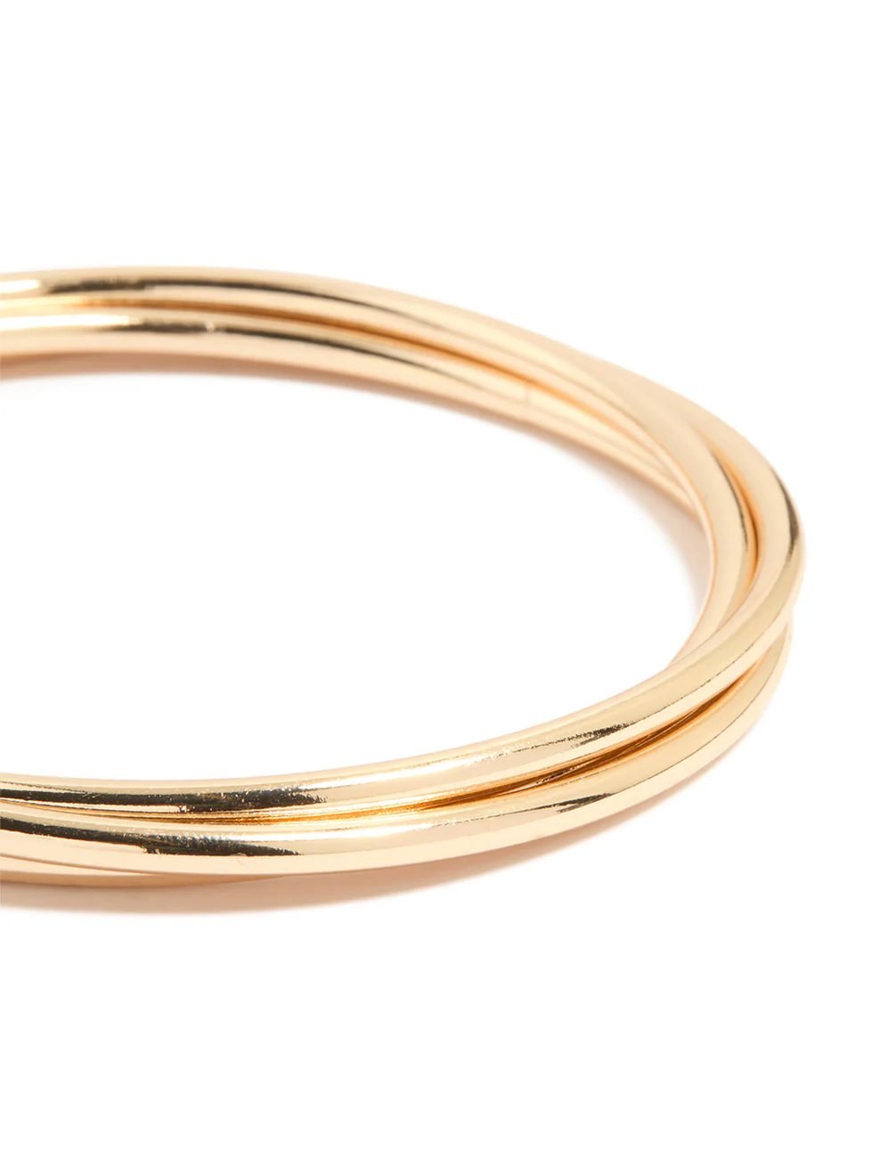 Gold Classic Multi-Width Bangles 3-Pack - Image 2