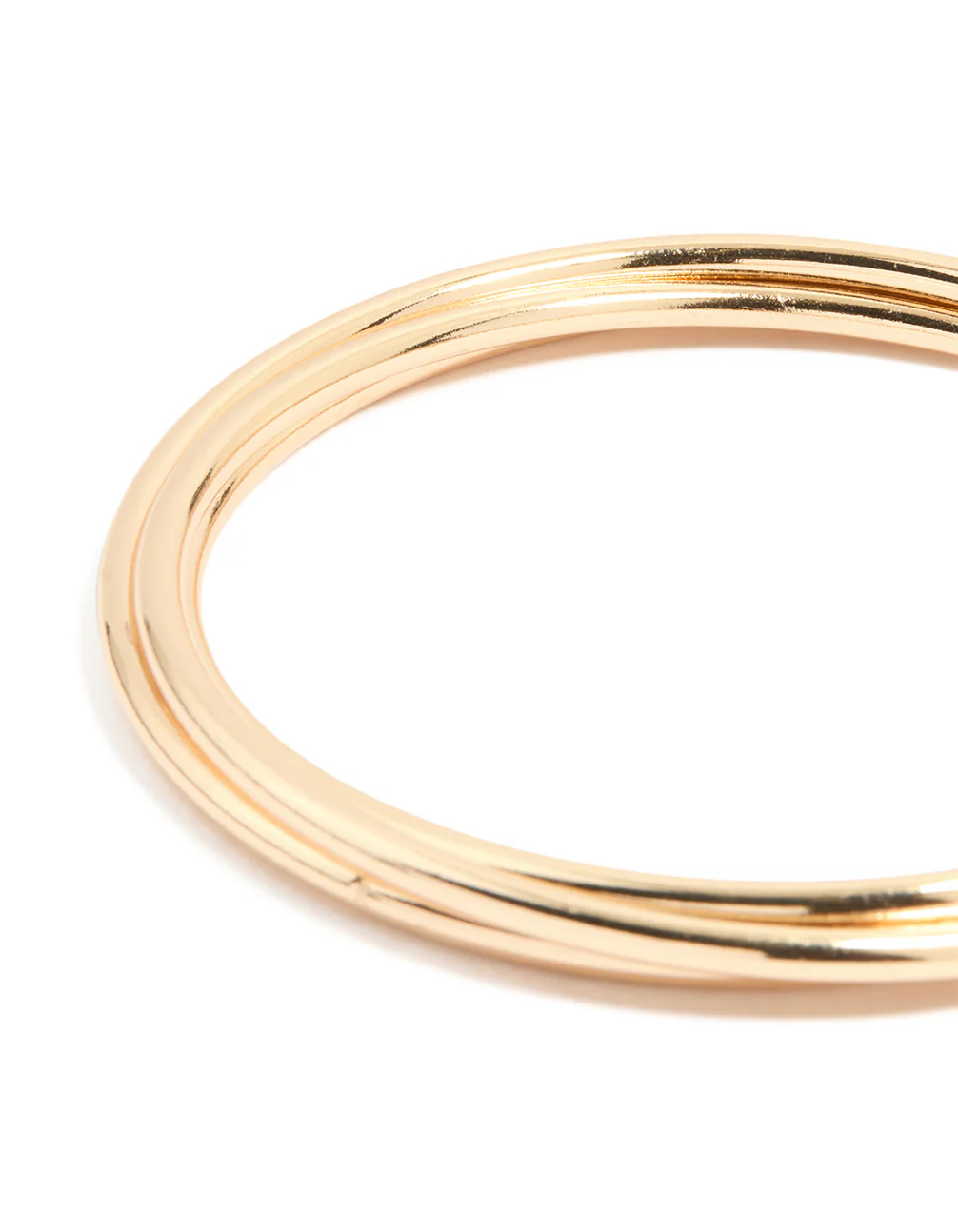 Gold Classic Multi-Width Bangles 3-Pack - Image 3