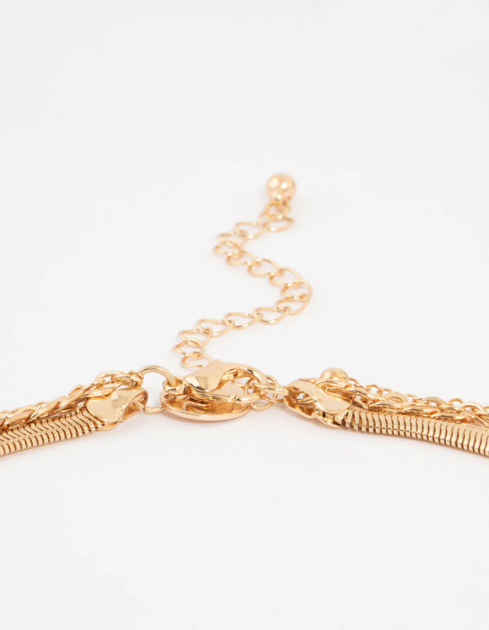 Gold Cross Mixed Layered Necklace - Image 3