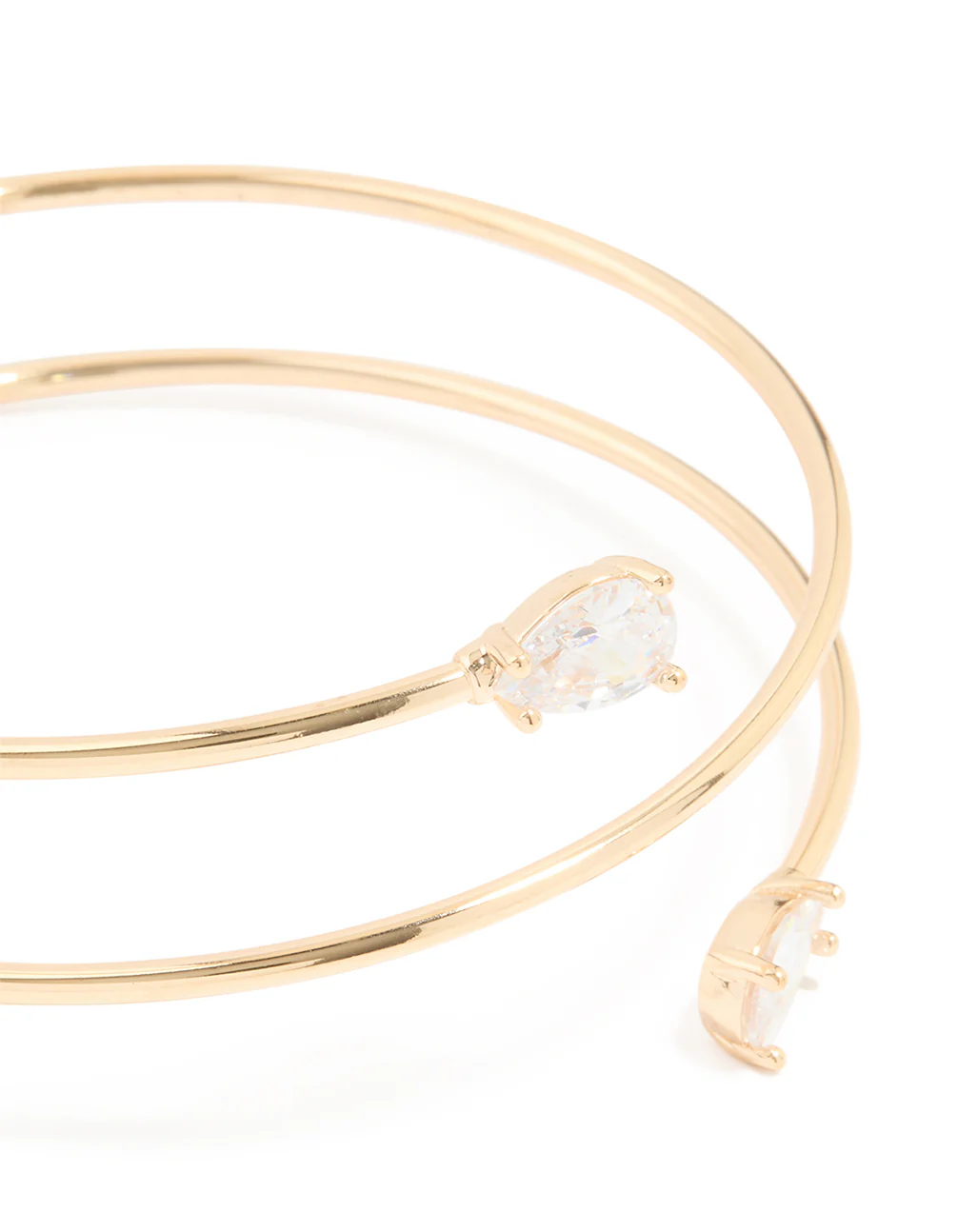 Gold Diamante Arm Cuff - Image 2