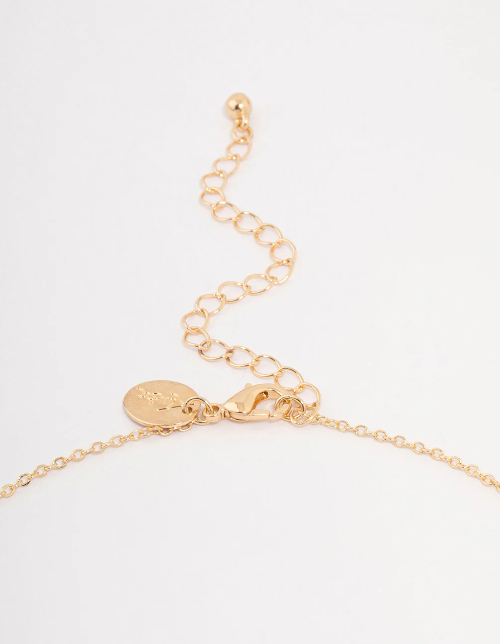 Gold Diamante Bunny Pendant Necklace - Image 3