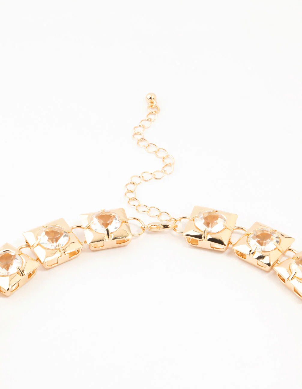 Gold Diamante Necklace - Image 3