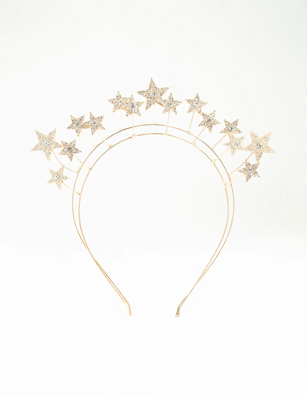 Gold Diamante Star Headband