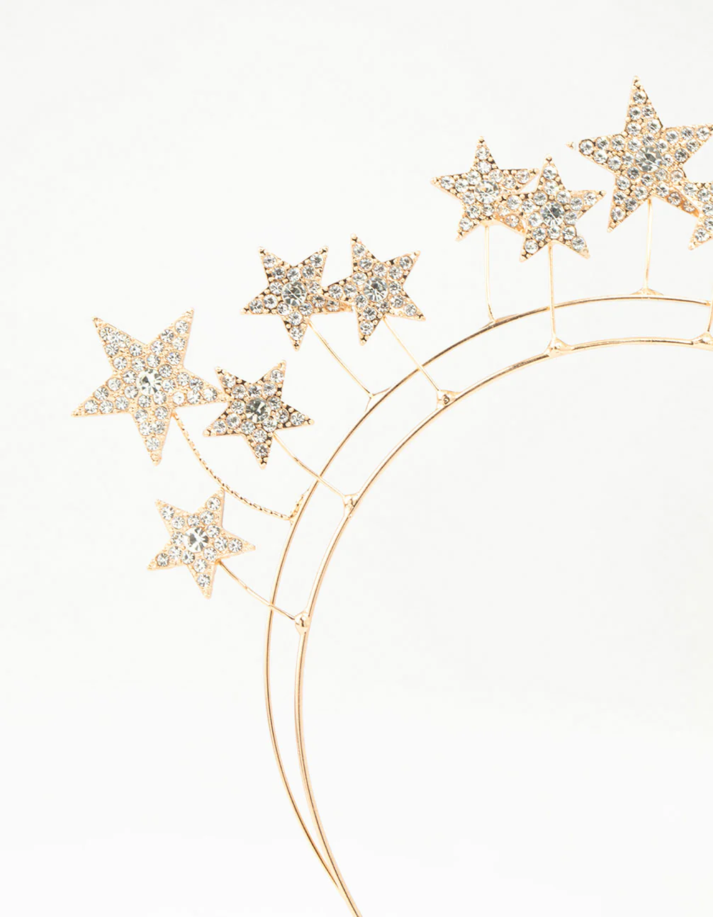 Gold Diamante Star Headband - Image 2