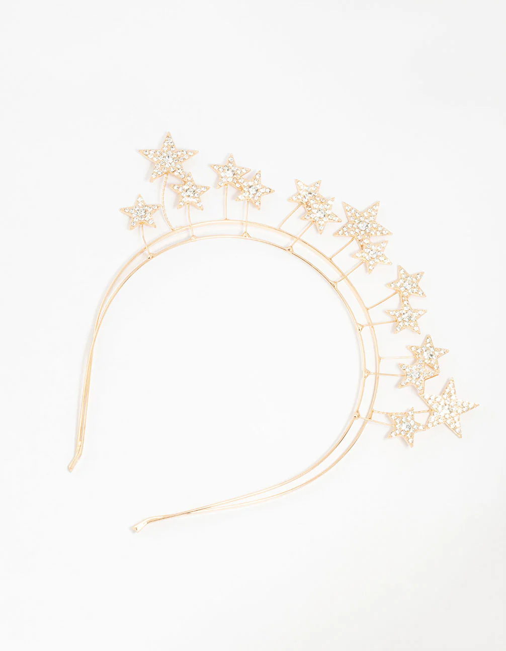 Gold Diamante Star Headband - Image 3