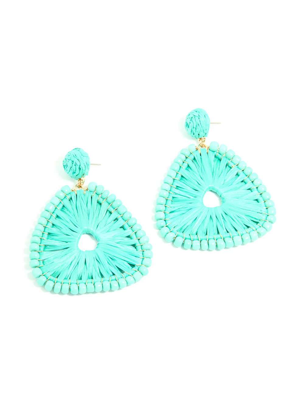 Gold Eiffel Tower Drop Earrings