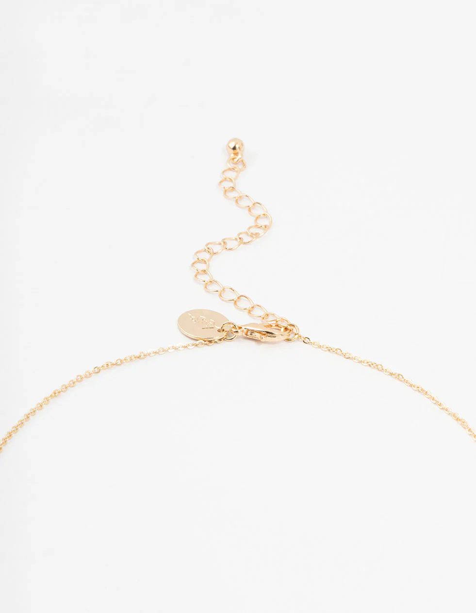 Gold Enamel Donut Necklace & Earrings Set - Image 3