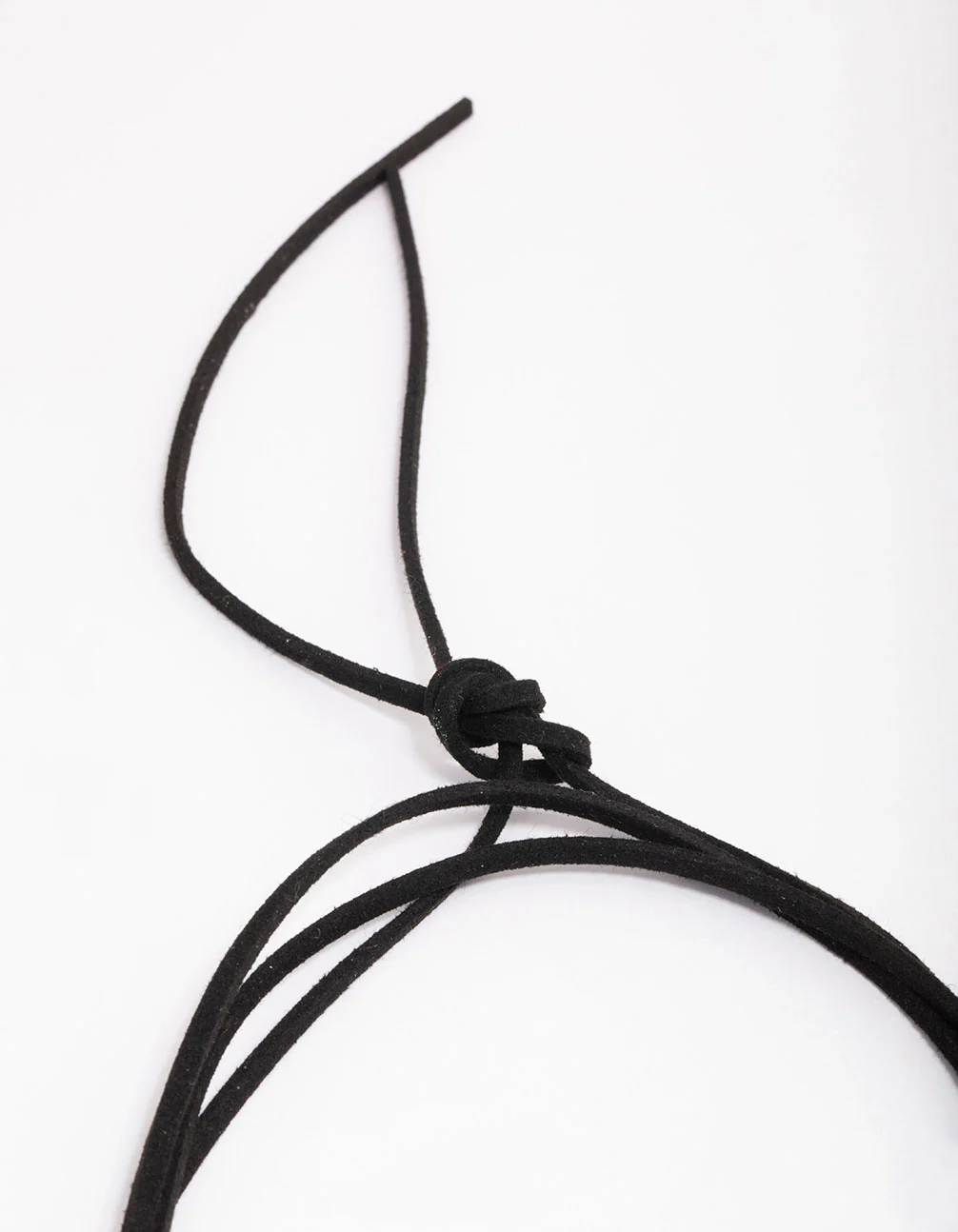 Gold Flower Layered Cord Necklace - Image 3