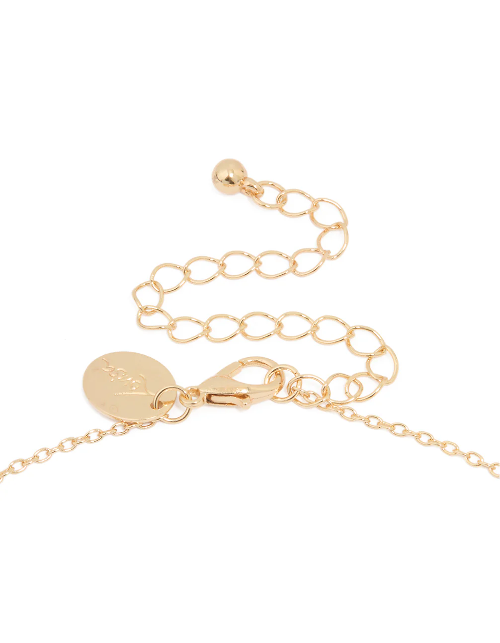 Gold Semiprecious Stone Necklace - Image 3