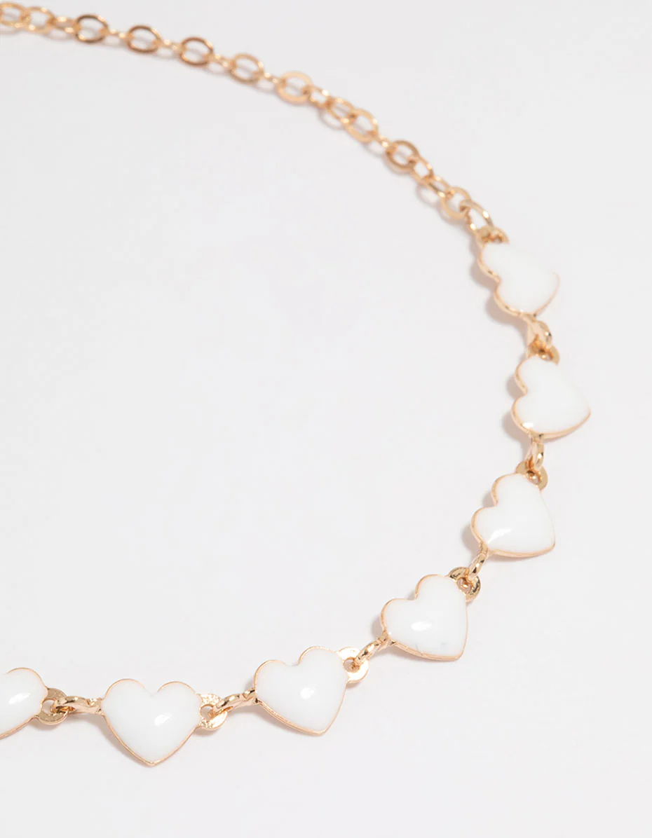Gold Heart Bracelets 3-Pack - Image 3