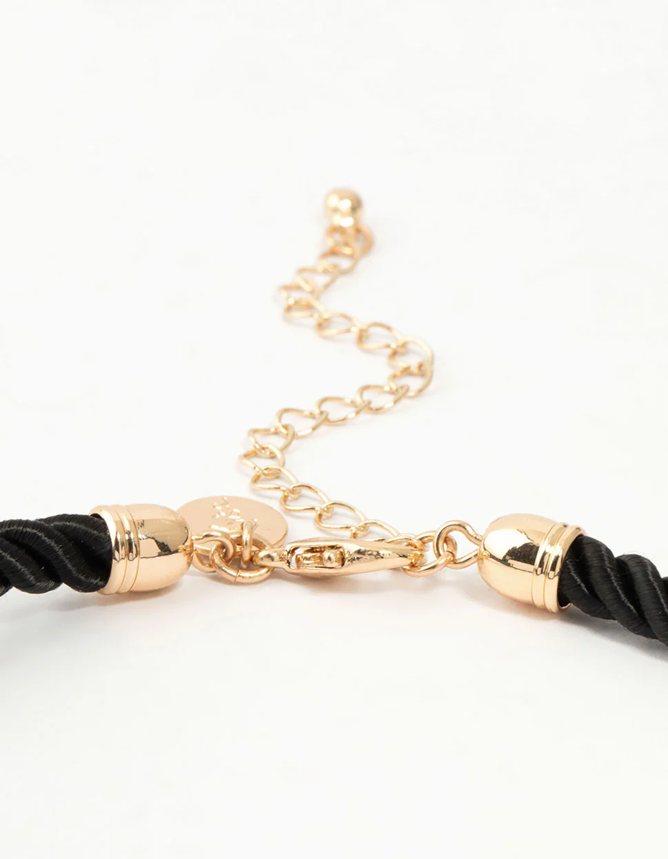 Gold Heart Clover Cord Necklace - Image 5