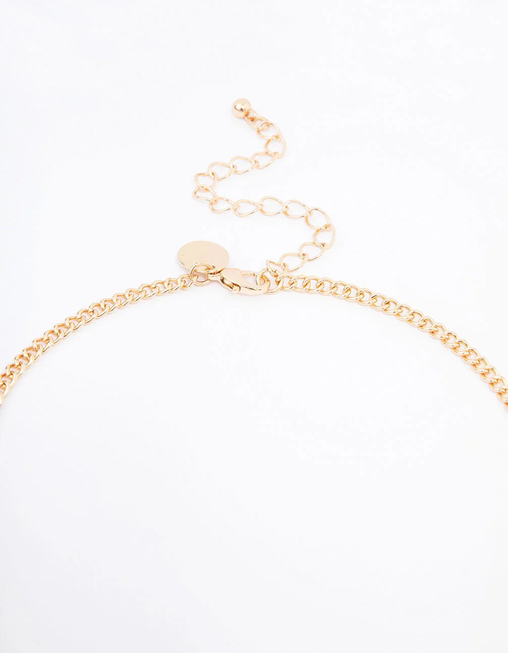 Gold Marble Beaded Statement Necklace - Image 3