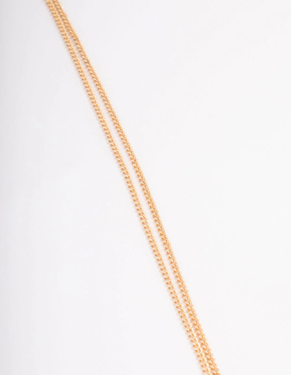 Gold Mixed Petal Toggle Lariat Necklace - Image 3