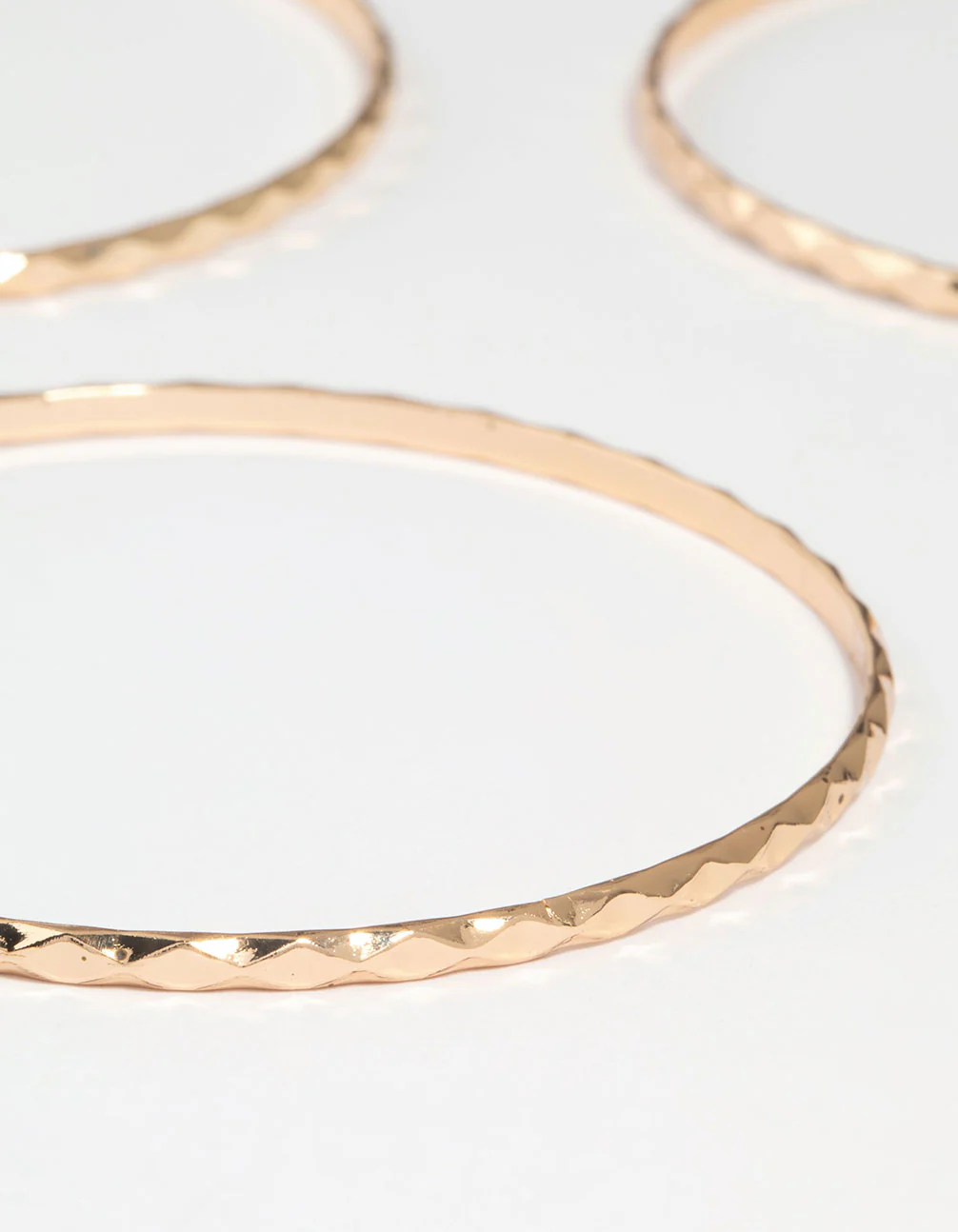 Gold Molten Bangles 7-Pack - Image 3