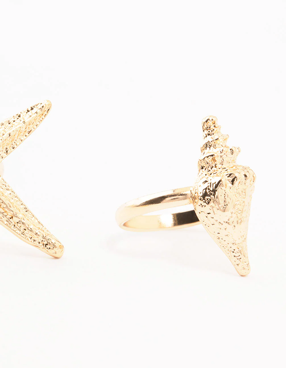 Gold Ocean Stacking Rings 3-Pack - Image 3