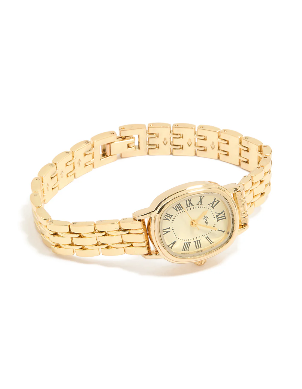 Gold Oval Face Watch - Image 3