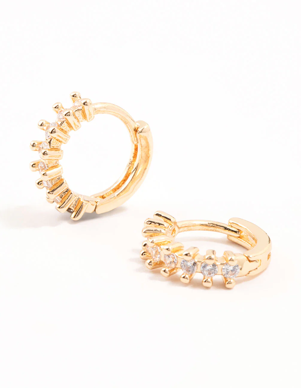 Gold Pearl & Bow Diamante Earrings 3-Pack - Image 3